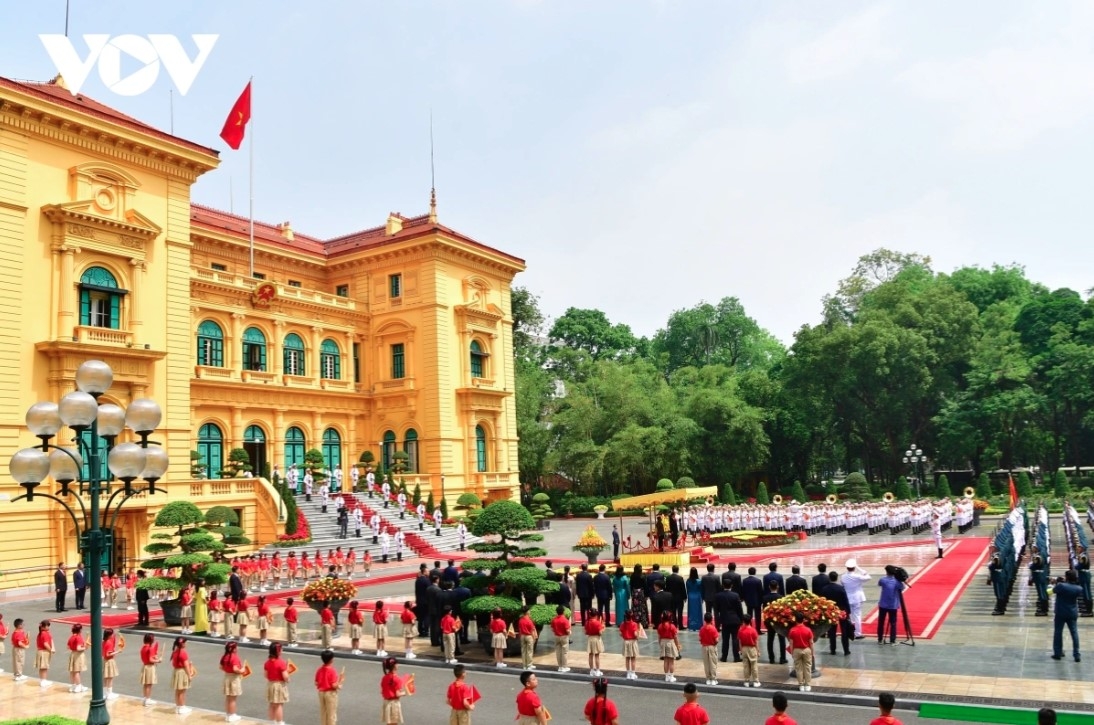 welcome ceremony for sri lankan president in hanoi picture 1 welcome ceremony for sri lankan president in hanoi picture 1