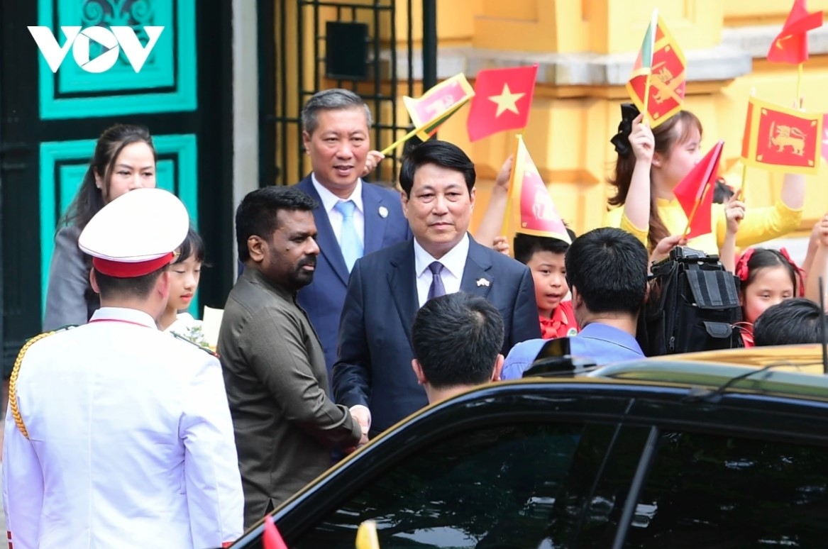 welcome ceremony for sri lankan president in hanoi picture 3 welcome ceremony for sri lankan president in hanoi picture 3