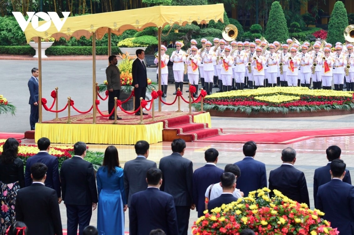 welcome ceremony for sri lankan president in hanoi picture 4 welcome ceremony for sri lankan president in hanoi picture 4