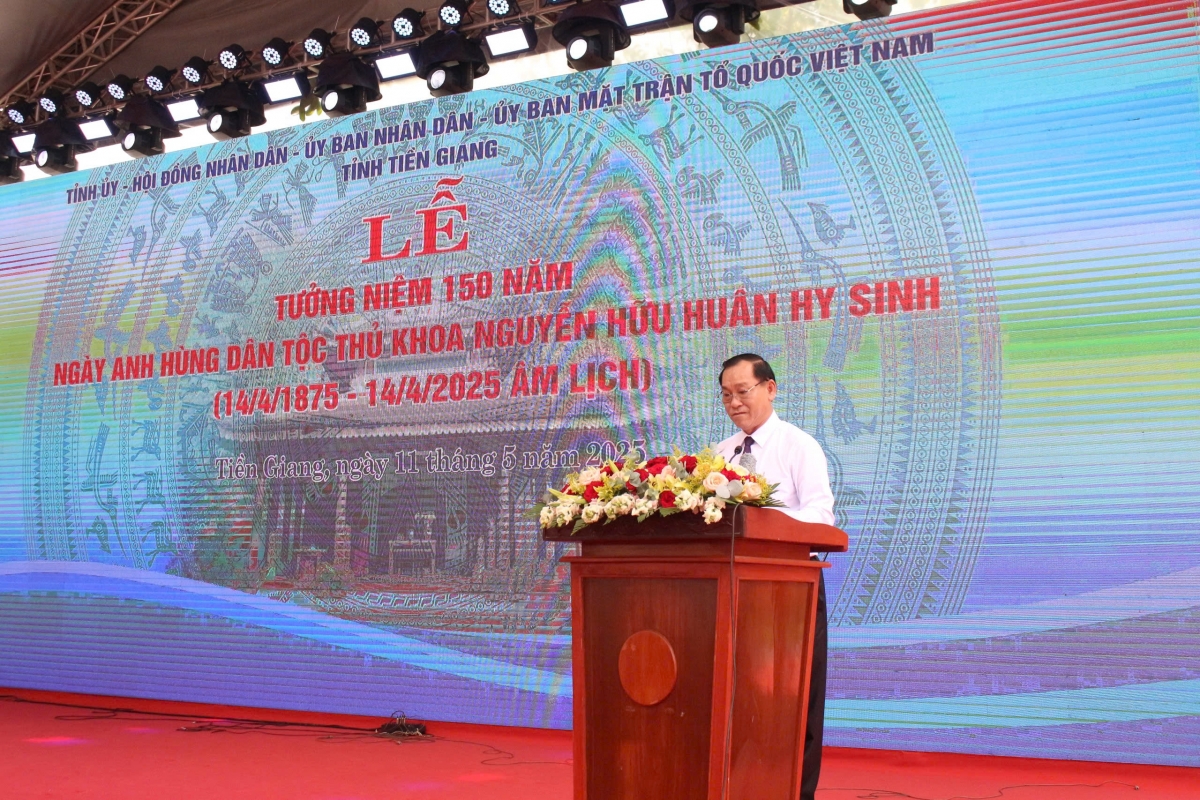 tưởng niệm 150 năm ngày anh hùng dân tộc thủ khoa nguyễn hữu huân hy sinh hình ảnh 3 tuong niem 150 nam ngay anh hung dan toc thu khoa nguyen huu huan hy sinh hinh anh 3
