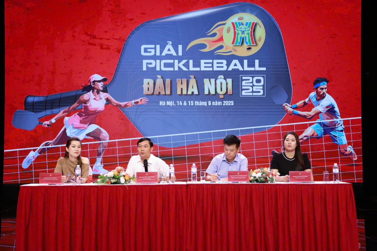 600 VĐV tham gia Giải Pickleball Đài Hà Nội 2025
