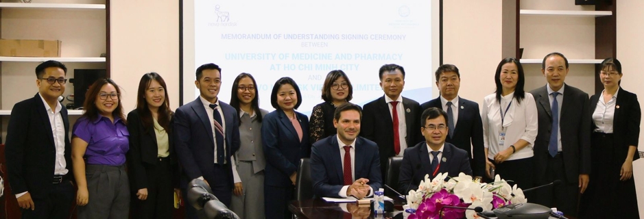 Lễ ký kết Biên bản ghi nhớ giữa Đại học Y Dược TP.HCM và Novo Nordisk Việt Nam