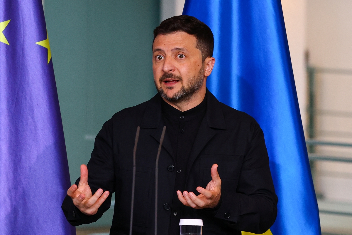 Tổng thống Ukraine Volodymyr Zelensky. Ảnh: Reuters