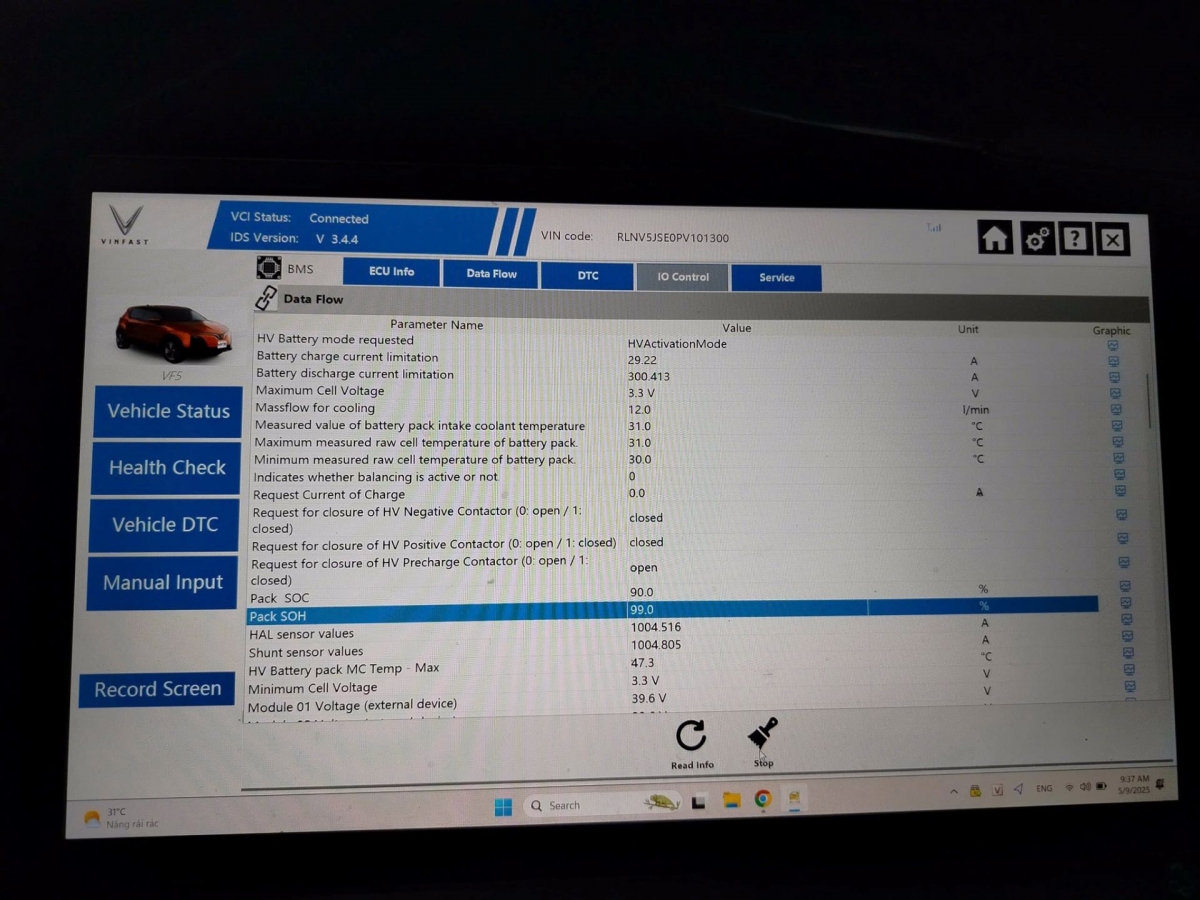vinfast vf5 chạy 160.000 km, pin chỉ chai 1 , chi phí nuôi xe siêu rẻ hình ảnh 2 vinfast vf5 chay 160.000 km, pin chi chai 1 , chi phi nuoi xe sieu re hinh anh 2