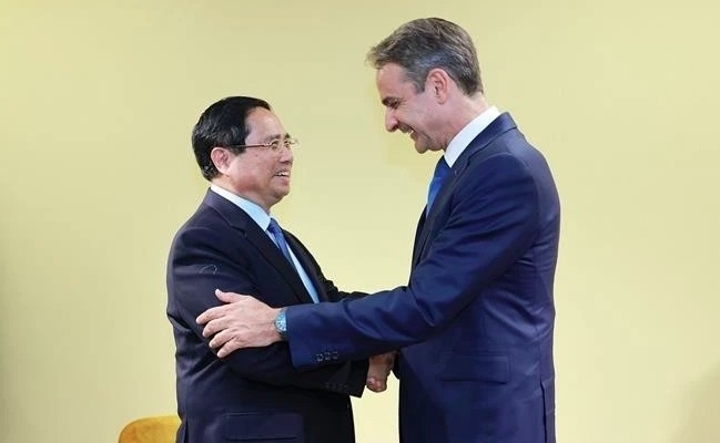 Vietnamese, Greek PMs meet on sidelines of UNOC 3