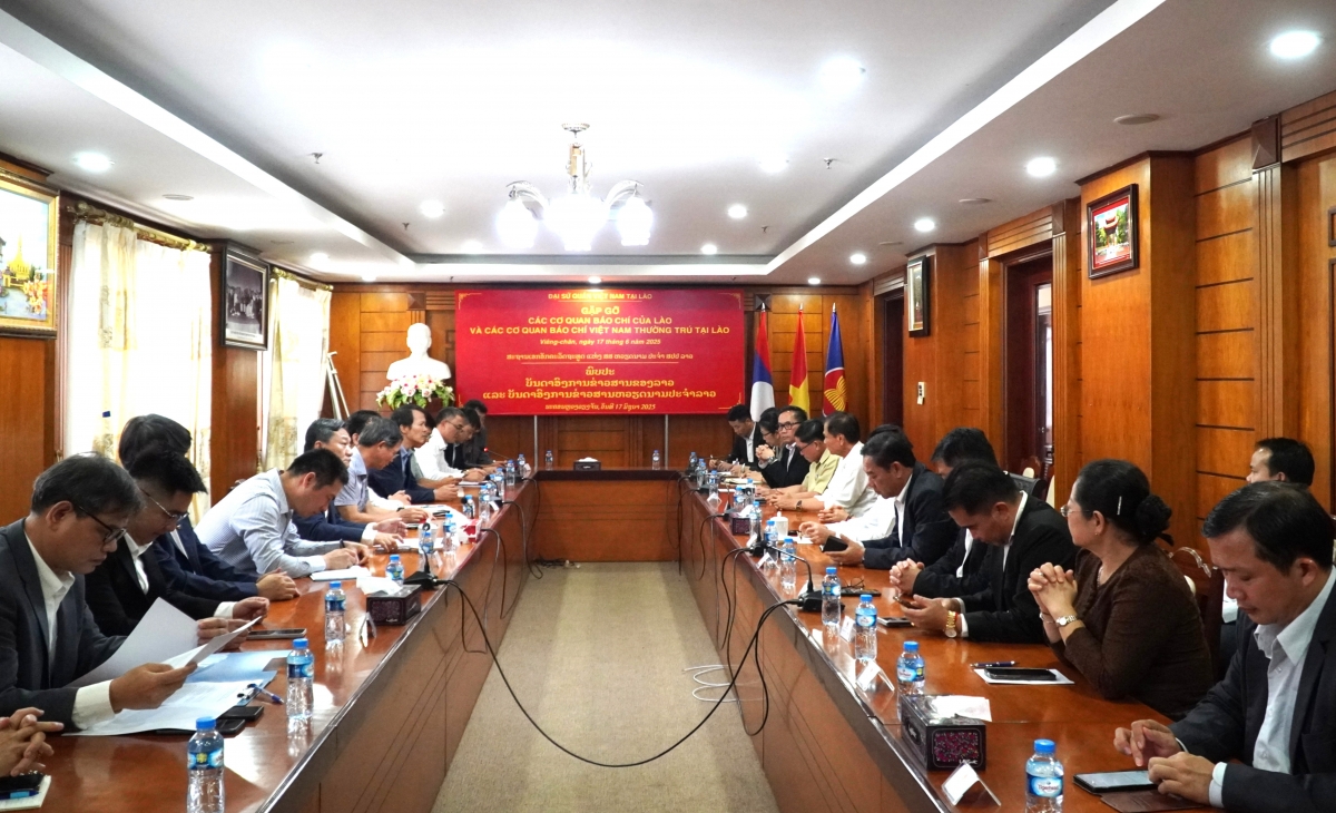 Đại sứ quán Việt Nam tại Lào kỷ niệm 100 năm Ngày Báo chí cách mạng Việt Nam