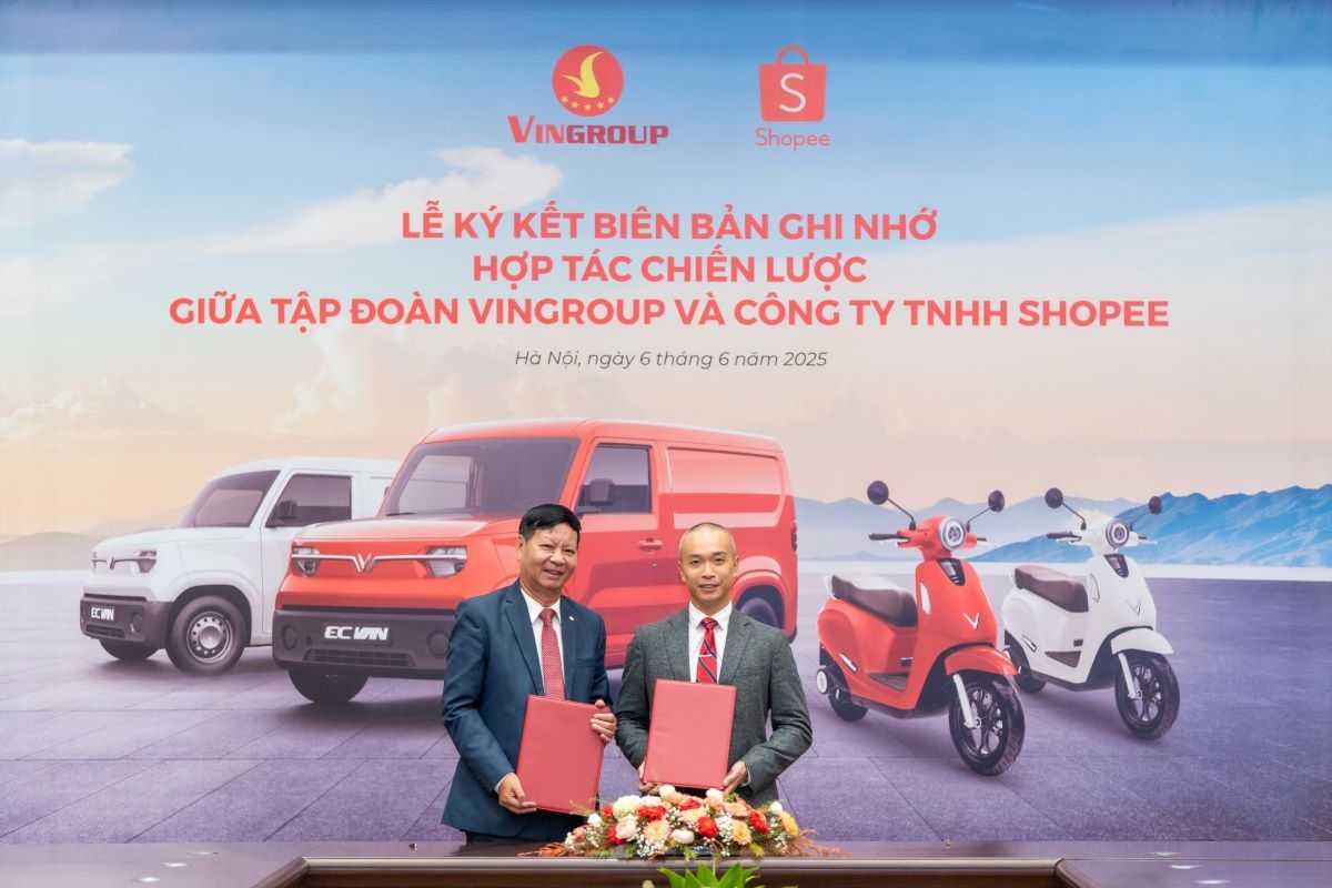 Vingroup and Shopee cooperate to develop e-commerce infrastructure image 2