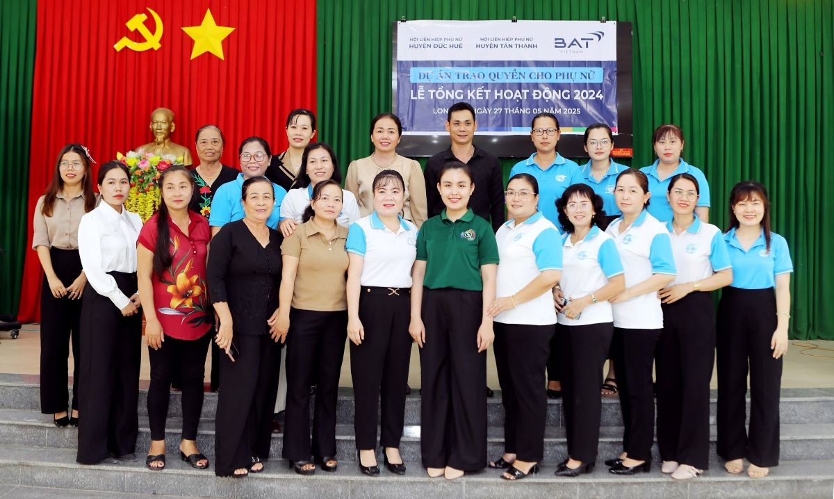 tổng kết chương trình trao quyền cho phụ nữ năm 2024 tại long an hình ảnh 1 tong ket chuong trinh trao quyen cho phu nu nam 2024 tai long an hinh anh 1