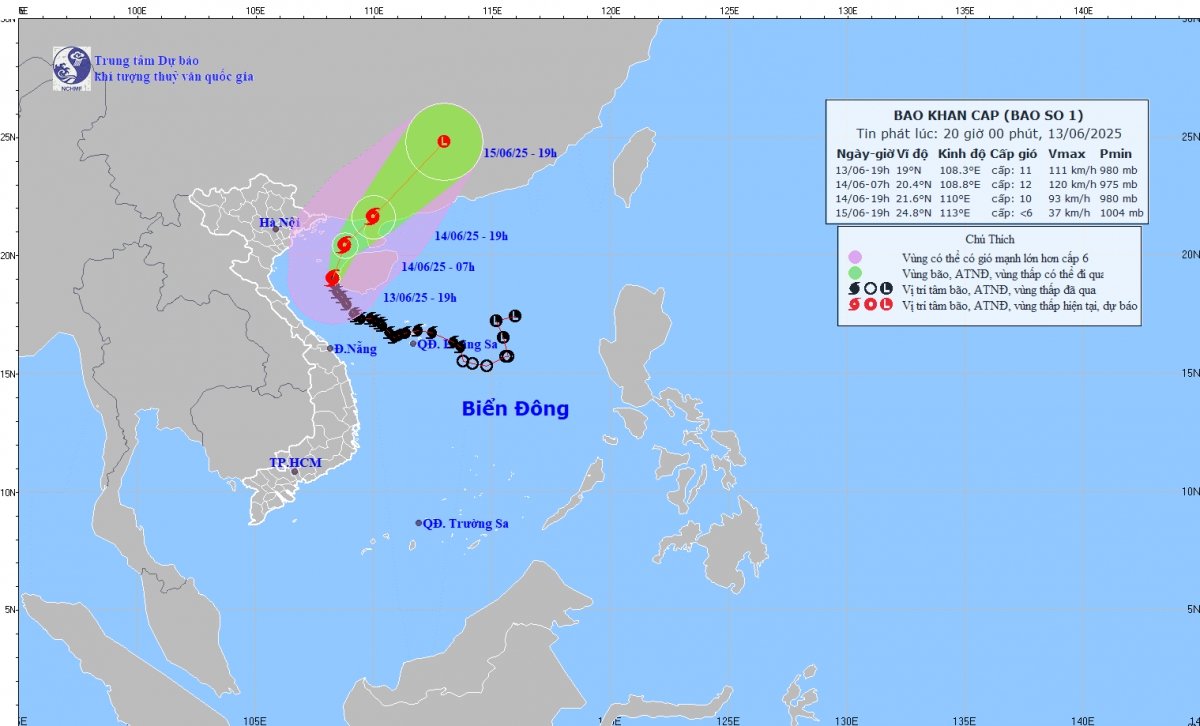 bao so 1 giat cap 14, ven bien quang ninh - hai phong co gio giat cap 8-9 hinh anh 1