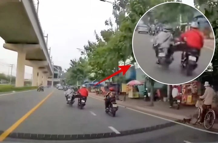 Diễn biến mới vụ đạp ngã người đi xe máy trên đường Nguyễn Văn Bá, TP Thủ Đức