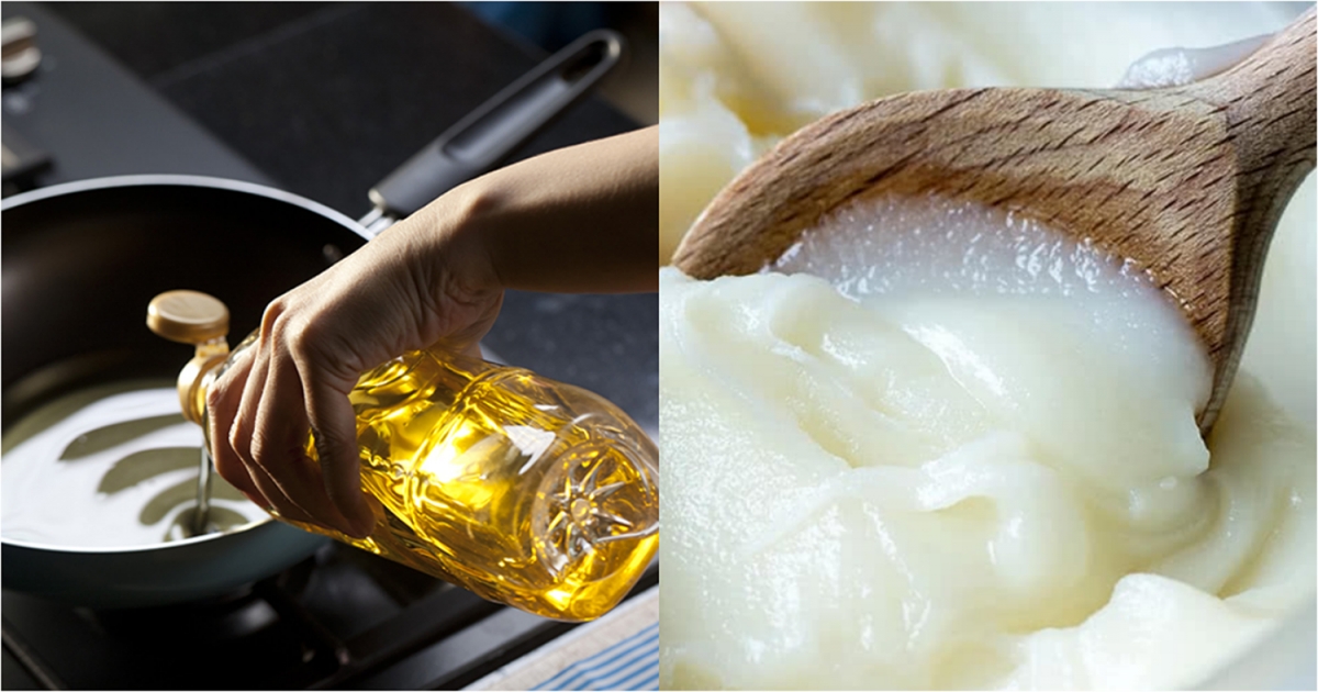 Sử dụng dầu ăn hay mỡ lợn sẽ tốt hơn cho sức khỏe?