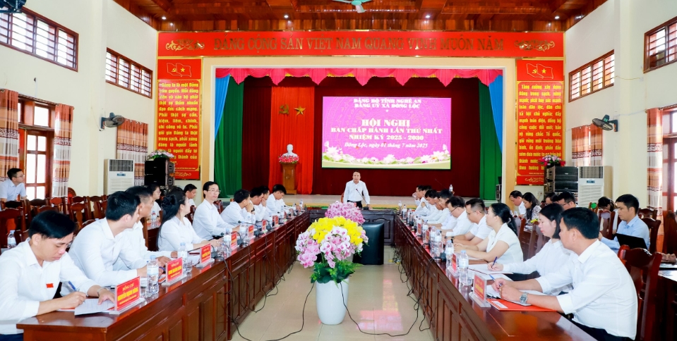 Một thường vụ và 8 tỉnh ủy viên ở Nghệ An giữ chức Bí thư Đảng ủy xã, phường mới