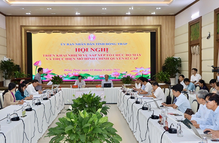 Đồng Tháp triển khai sắp xếp tổ chức bộ máy, thực hiện chính quyền 2 cấp