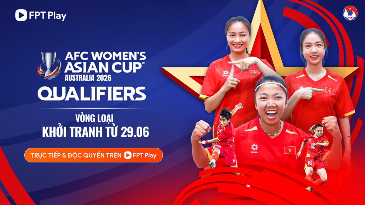 Lịch thi đấu bóng đá nữ Việt Nam tại vòng loại Asian Cup nữ 2026