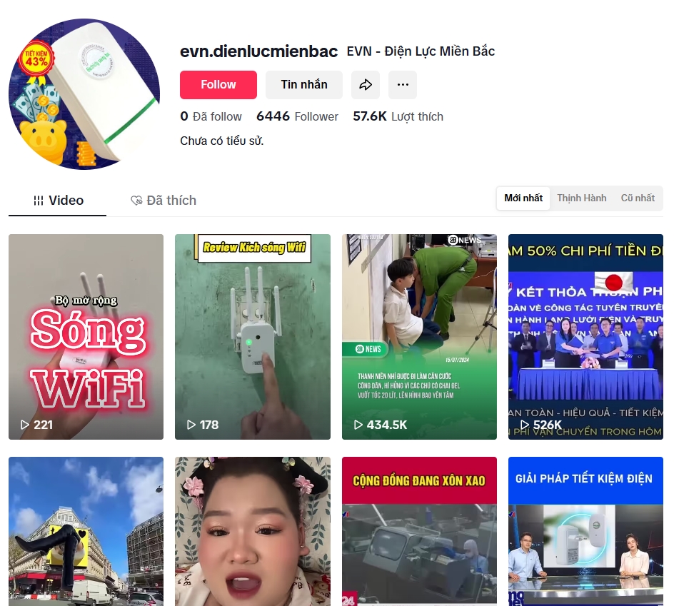 cảnh báo mạo danh evnnpc trên nền tảng video và tiktok để lừa đảo hình ảnh 2 canh bao mao danh evnnpc tren nen tang video va tiktok de lua dao hinh anh 2
