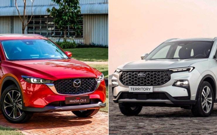 Nhờ chính sách giảm giá, doanh số xe Ford Territory vượt Mazda CX-5 trong tháng 5
