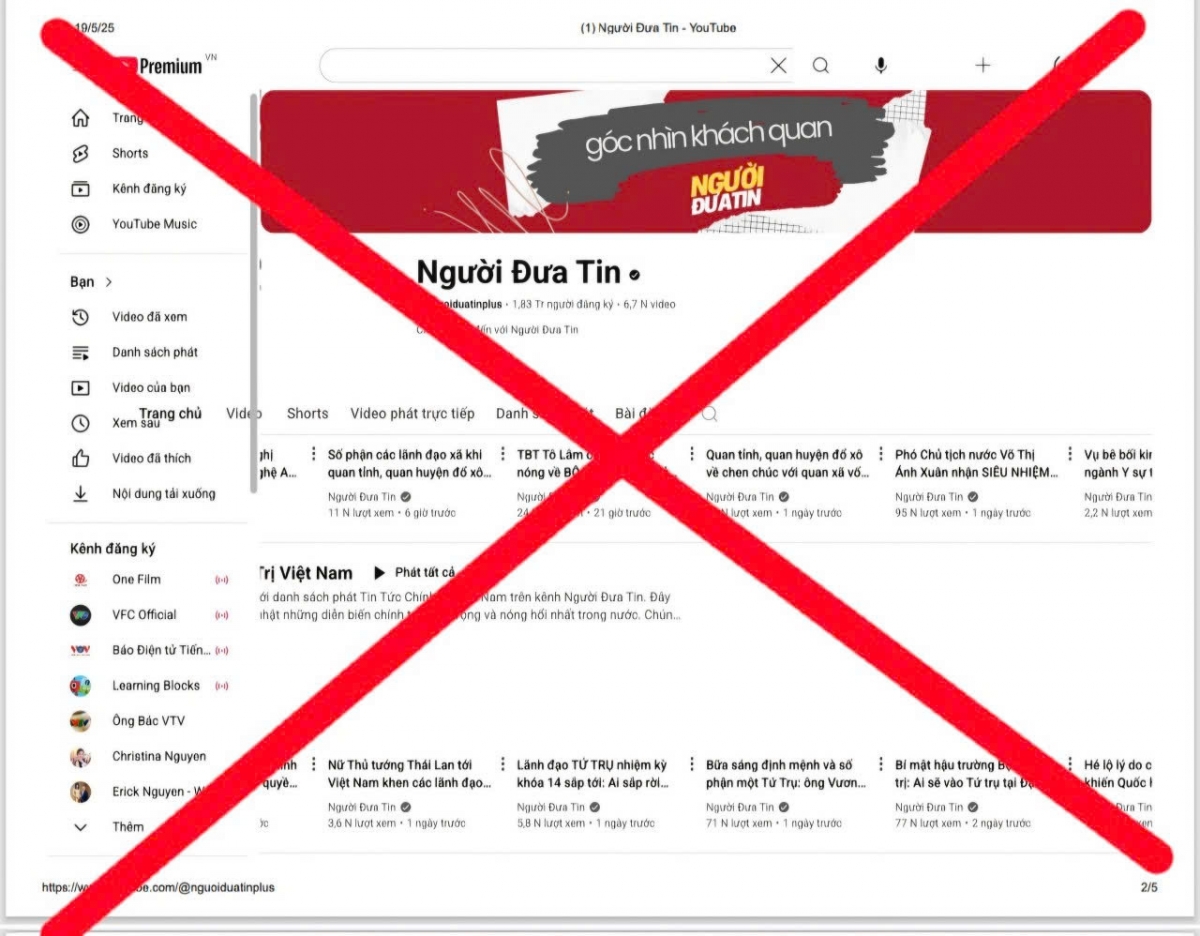khởi tố 3 quản trị kênh youtube người đưa tin hình ảnh 1 khoi to 3 quan tri kenh youtube nguoi dua tin hinh anh 1