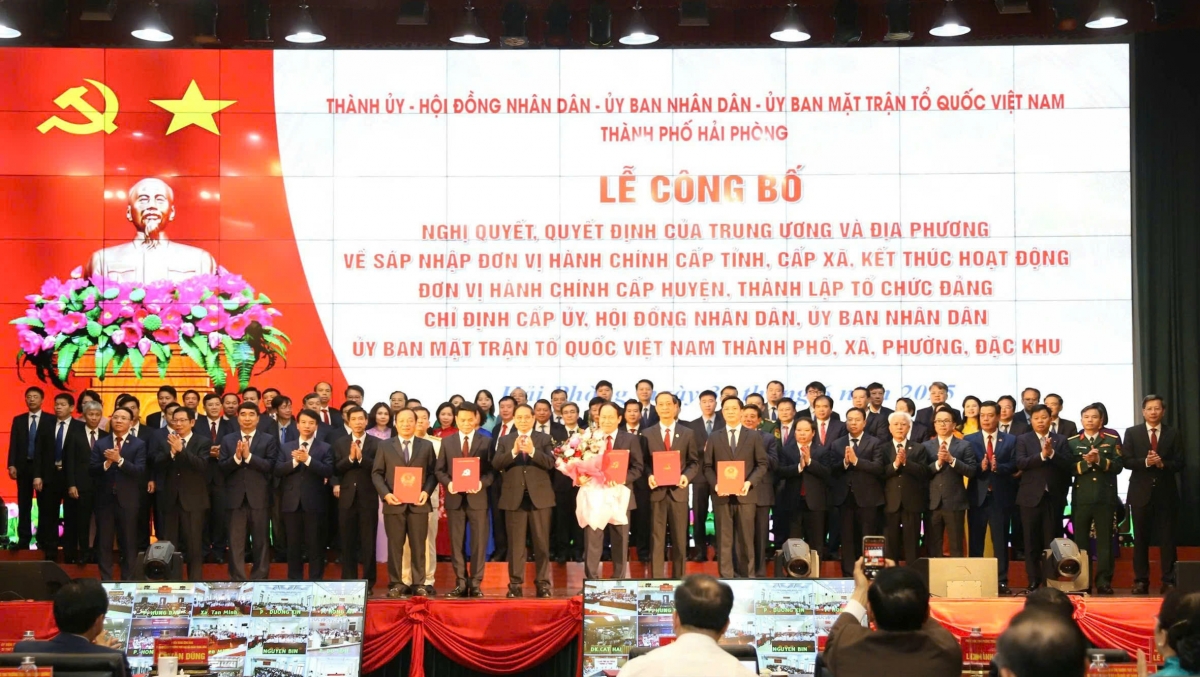 Công bố Ban Chấp hành Đảng bộ thành phố Hải Phòng sau sáp nhập