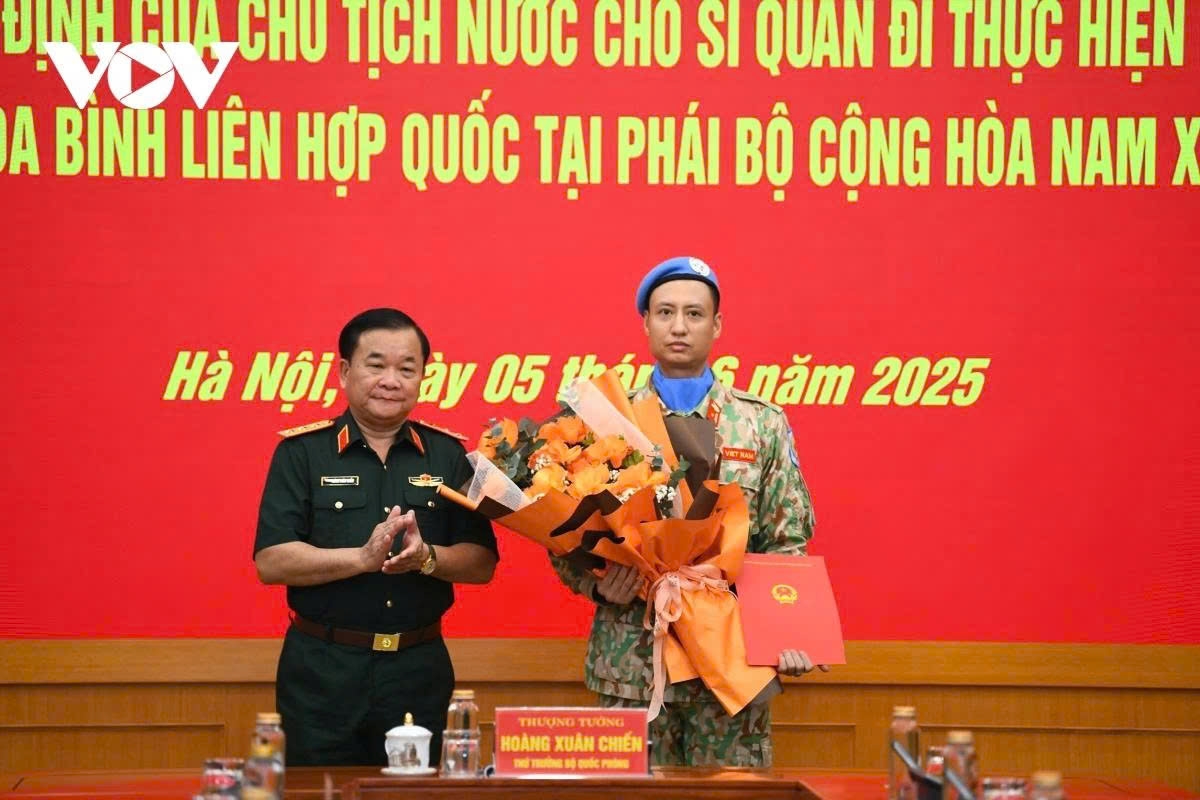 vietnam sends another officer to un peacekeeping mission in south sudan picture 1 vietnam sends another officer to un peacekeeping mission in south sudan picture 1