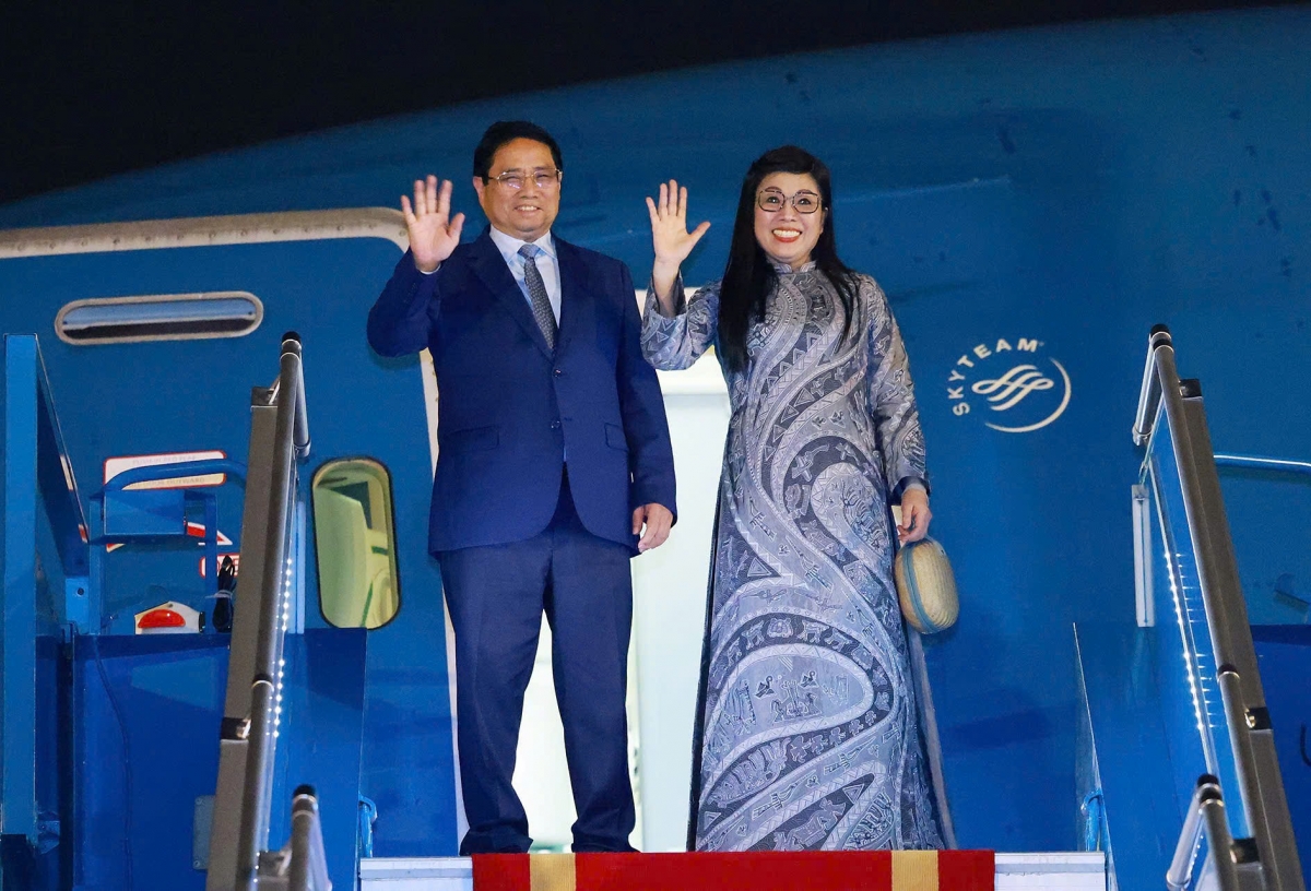 Thủ tướng Phạm Minh Chính lên đường dự Hội nghị Đại dương Liên Hợp Quốc tại Pháp