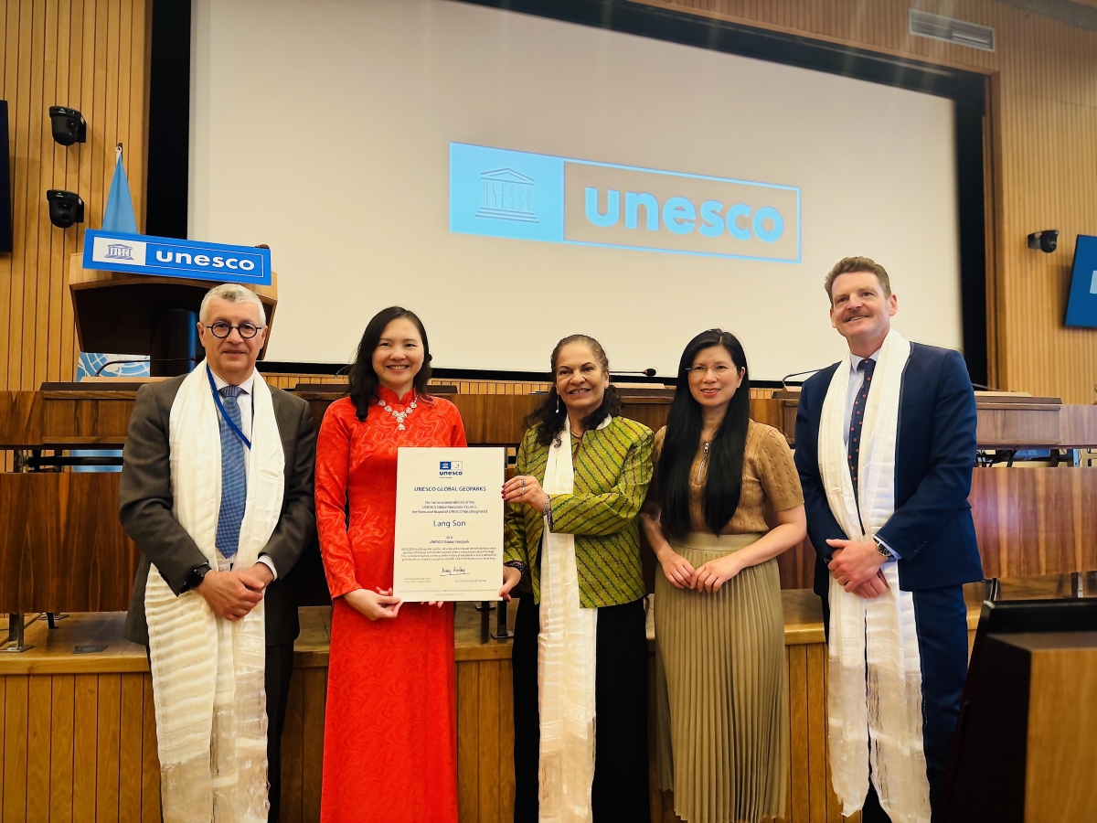 unesco công nhận công viên địa chất lạng sơn là công viên địa chất toàn cầu hình ảnh 1 unesco cong nhan cong vien dia chat lang son la cong vien dia chat toan cau hinh anh 1