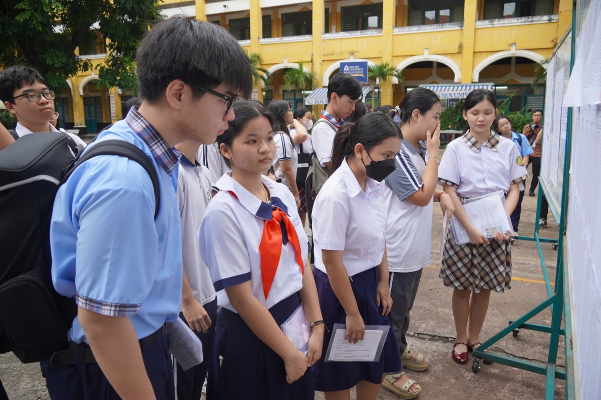 TP.HCM công bố điểm chuẩn vào lớp 10