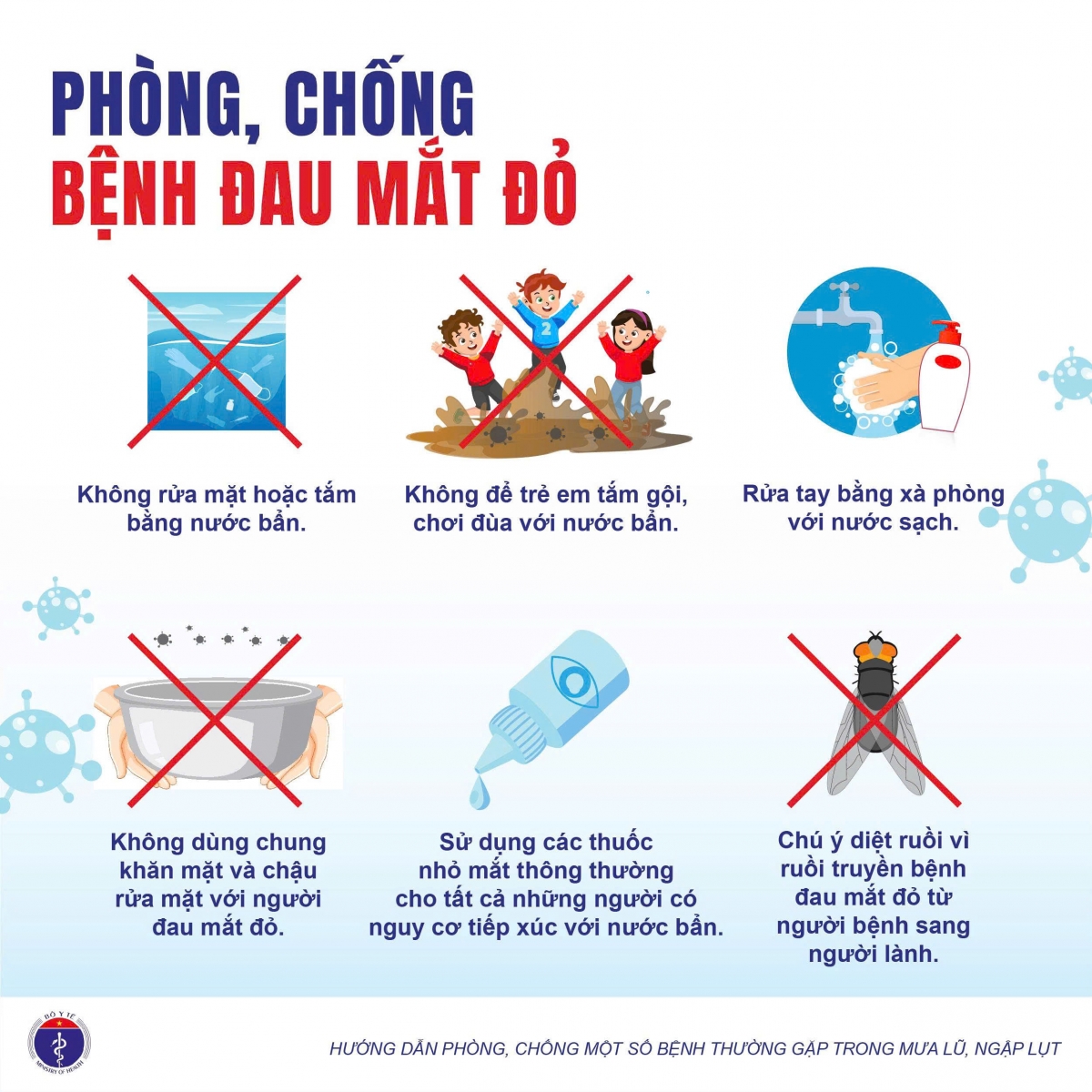 phong, chong mot so benh thuong gap trong mua bao, lu lut hinh anh 5