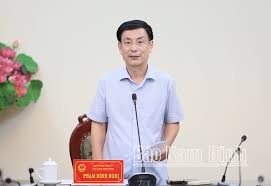 Chủ tịch tỉnh Nam Định Phạm Đình Nghị nghỉ hưu trước tuổi từ 1/7