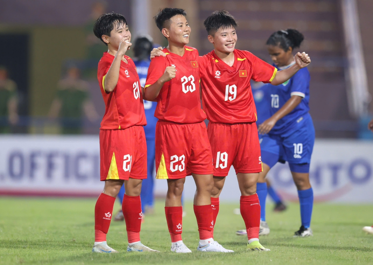 ĐT nữ Việt Nam thắng đậm ngày ra quân vòng loại Asian Cup nữ 2026