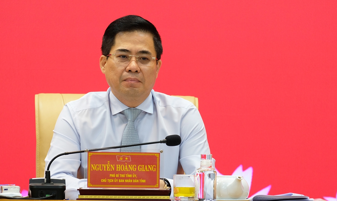 Ông Nguyễn Hoàng Giang giữ chức Chủ tịch UBND tỉnh Quảng Ngãi (mới)