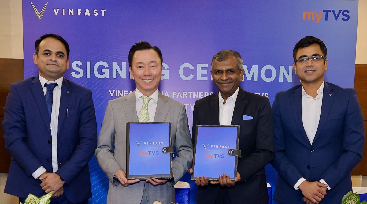 vinfast ký kết hợp tác với mytvs nhằm phát triển mạng lưới dịch vụ hậu mãi ở Ấn Độ hình ảnh 2 vinfast ky ket hop tac voi mytvs nham phat trien mang luoi dich vu hau mai o An Do hinh anh 2