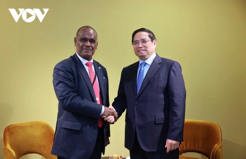 government chief meets president of palau, solomon islands pm picture 2 government chief meets president of palau, solomon islands pm picture 2
