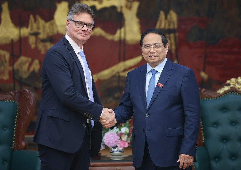 pm chinh welcomes hp s expanded investment and business in vietnam picture 1 pm chinh welcomes hp s expanded investment and business in vietnam picture 1