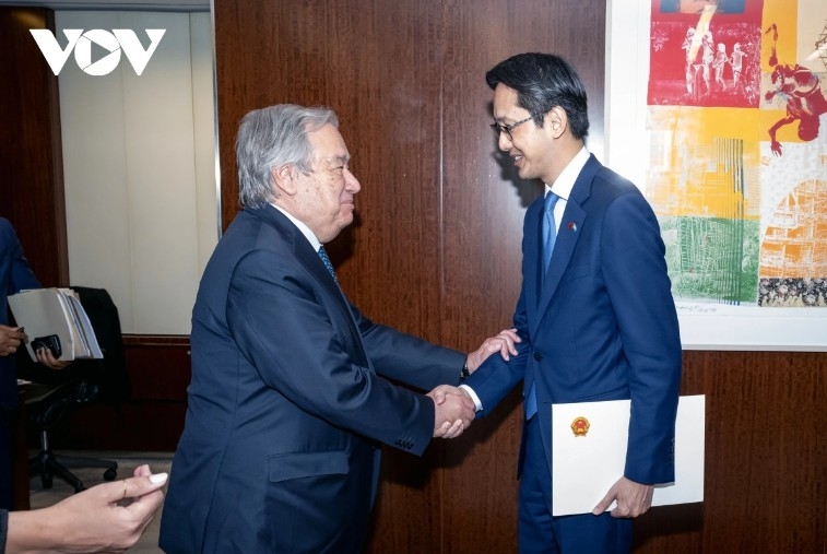 ambassador do hung viet presents credentials to un secretary-general picture 2