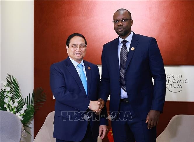 Thủ tướng Chính phủ Phạm Minh Chính gặp Thủ tướng Senegal