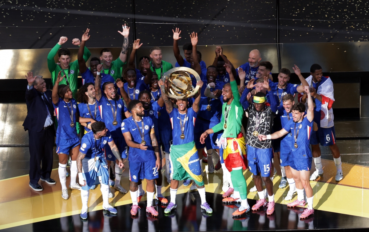 Bùng nổ cảm xúc khoảnh khắc dàn sao Chelsea nhận danh hiệu Club World Cup
