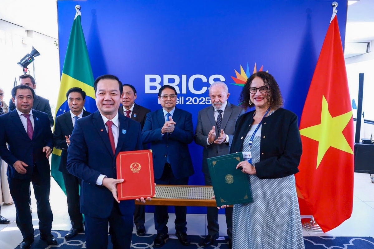 thu tuong pham minh chinh hoi dam voi tong thong brazil hinh anh 2