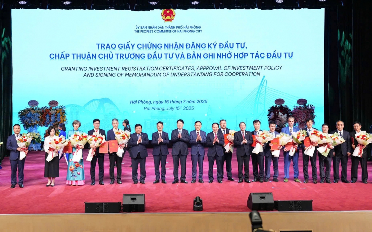 Thêm 15,6 tỷ USD vốn đầu tư vào thành phố Hải Phòng