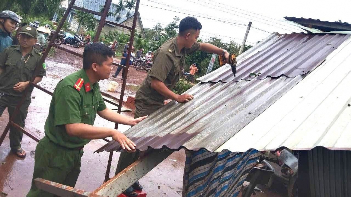 giong loc khien nha o Dong nai toc mai, cay do ngon ngang hinh anh 2