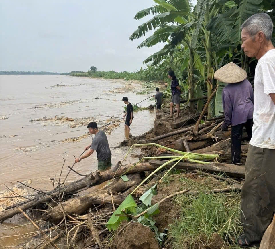 phu tho sat lo nghiem trong sat dinh ke bo song hong, doan qua xa lam thao hinh anh 6