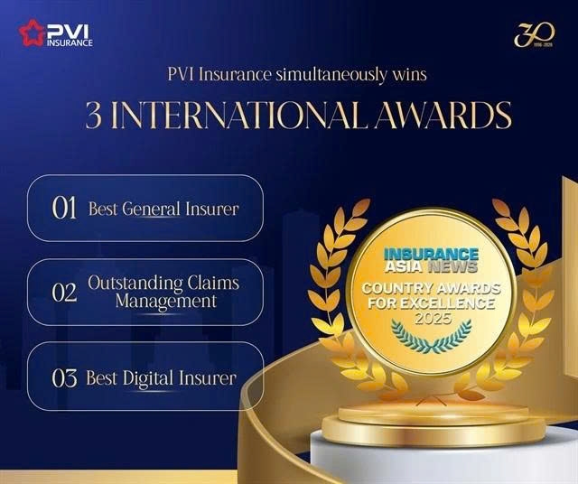 pvi insurance shines bright with prestigious international awards picture 1 pvi insurance shines bright with prestigious international awards picture 1