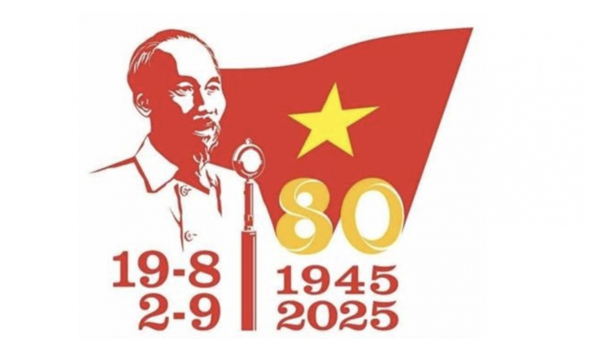 official logo for 80-year milestone of august revolution, national day unveiled picture 1 official logo for 80-year milestone of august revolution, national day unveiled picture 1