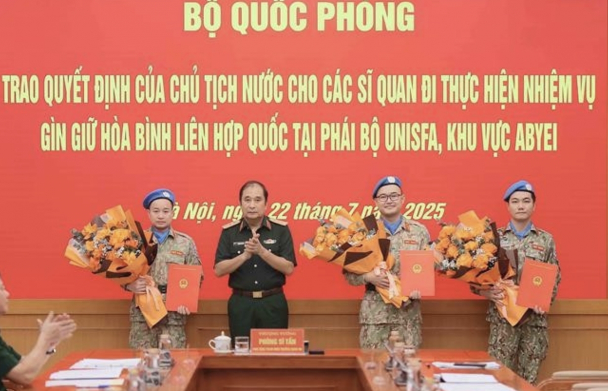 vietnamese officers appointed to un peacekeeping mission in abyei picture 1 vietnamese officers appointed to un peacekeeping mission in abyei picture 1