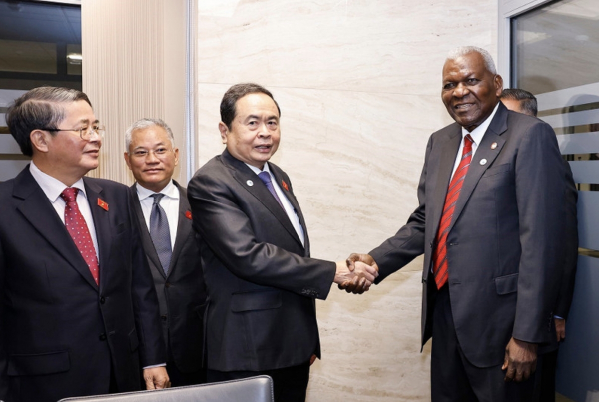 top vietnamese, cuban legislators pledge stronger ties at geneva meeting picture 1 top vietnamese, cuban legislators pledge stronger ties at geneva meeting picture 1