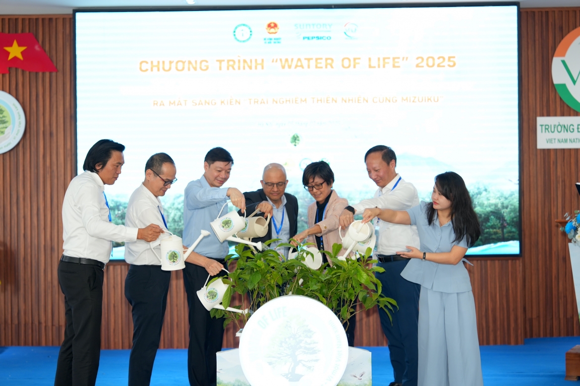 suntory pepsico thuc day sang kien bao ton nguon nuoc tai viet nam hinh anh 1