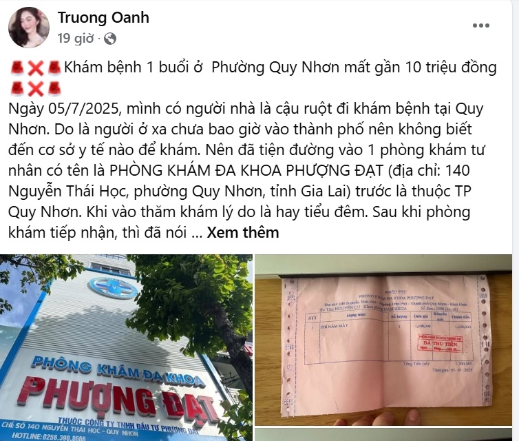kiểm tra thông tin khám bệnh 1 buổi ở phường quy nhơn mất gần 10 triệu đồng hình ảnh 1 kiem tra thong tin kham benh 1 buoi o phuong quy nhon mat gan 10 trieu dong hinh anh 1