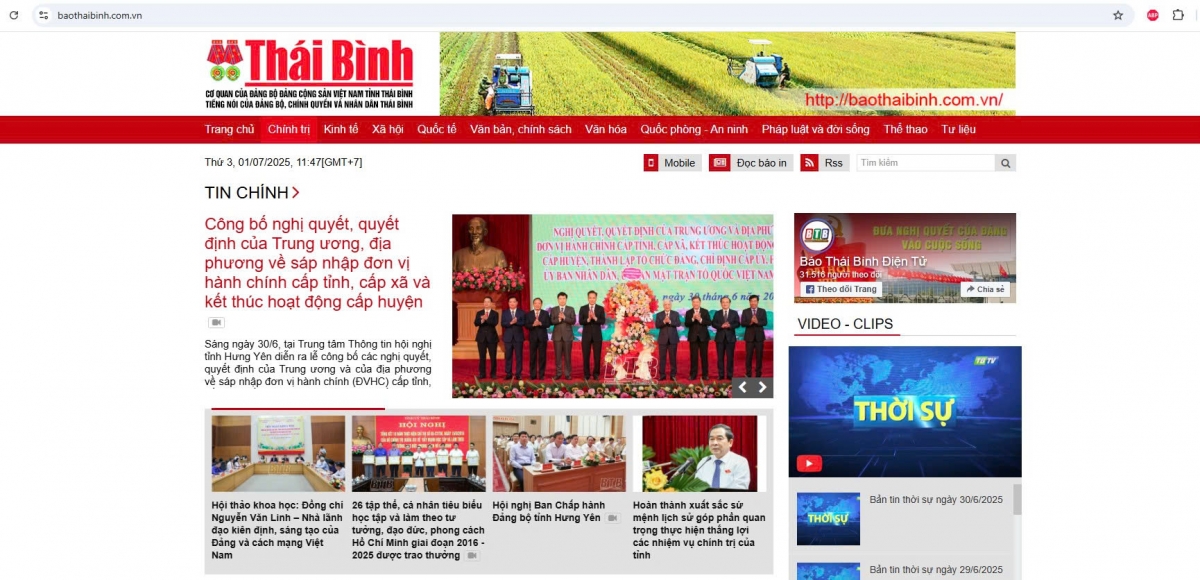 hàng loạt báo địa phương ngừng hoạt động, chuyển sang vận hành theo tỉnh mới hình ảnh 6 hang loat bao dia phuong ngung hoat dong, chuyen sang van hanh theo tinh moi hinh anh 6