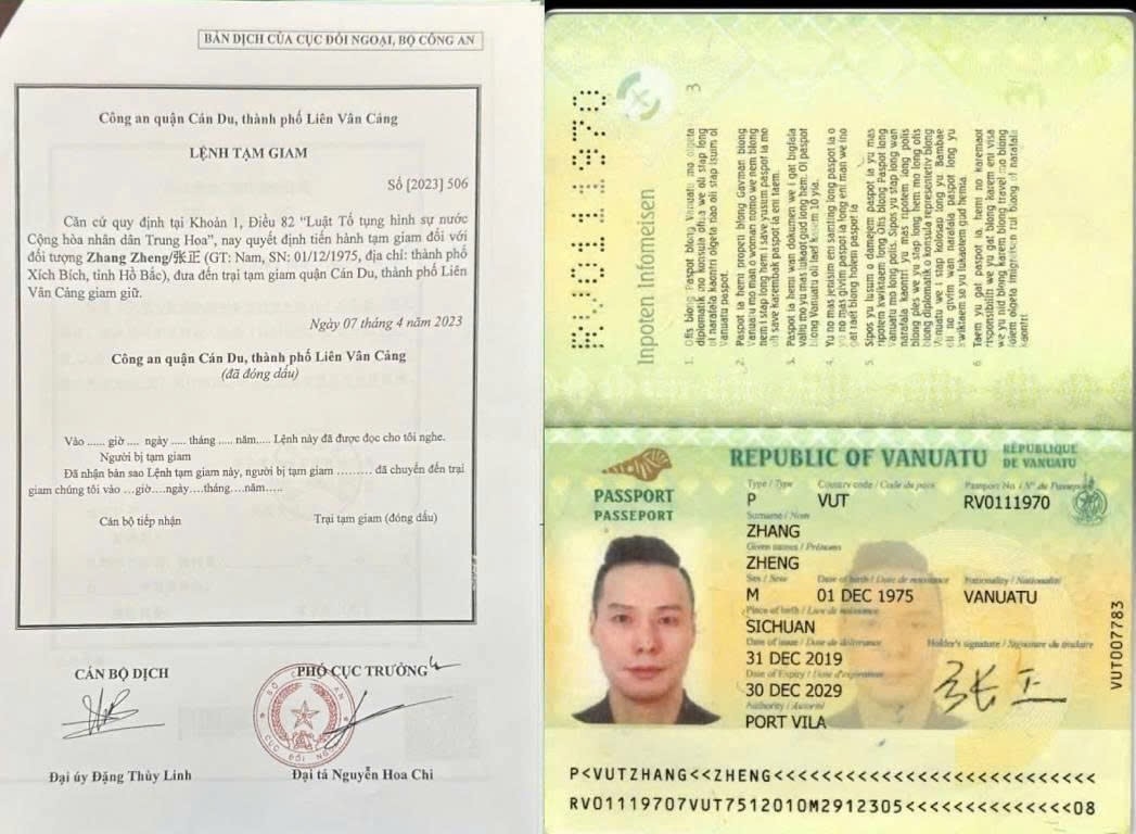 Bắt đối tượng người Trung Quốc bị truy nã quốc tế