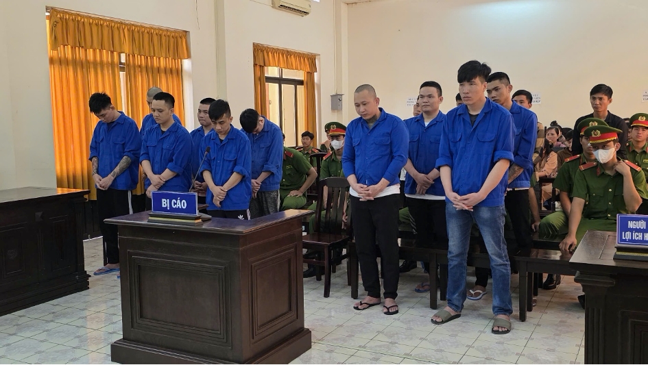 An Giang: Tuyên phạt 14 bị cáo trong vụ hỗn chiến bằng súng