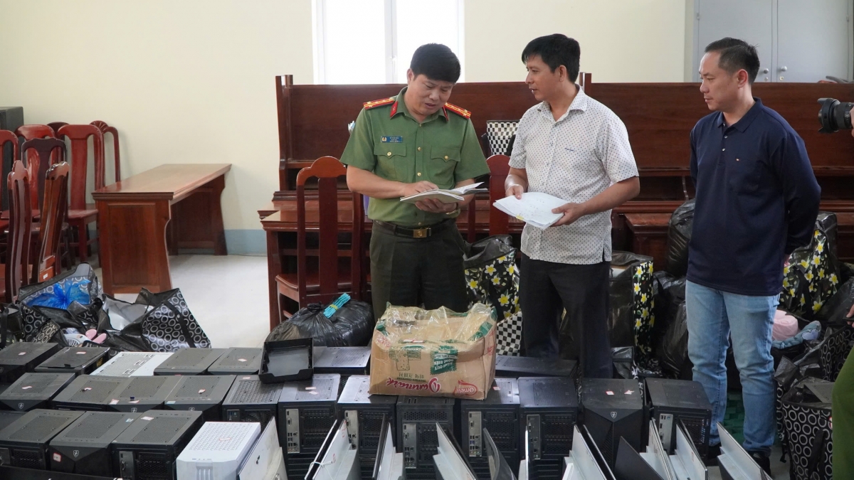 bắt giữ 74 đối tượng lừa đảo công nghệ cao xuyên biên giới ở tam giác vàng hình ảnh 2 bat giu 74 doi tuong lua dao cong nghe cao xuyen bien gioi o tam giac vang hinh anh 2